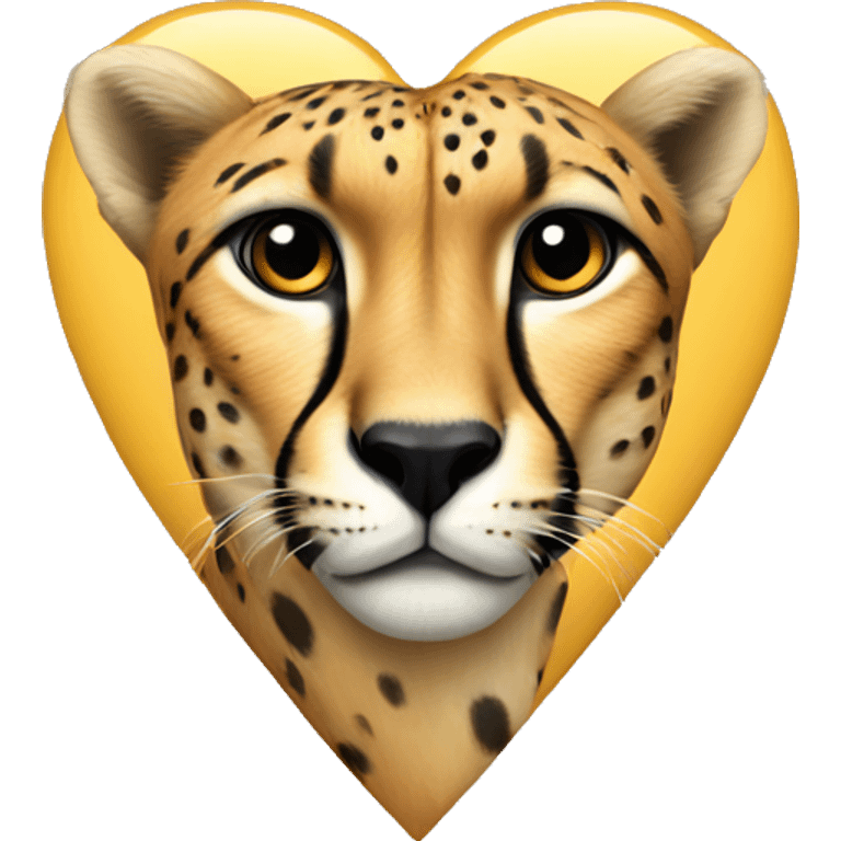 Cheetah heart  emoji