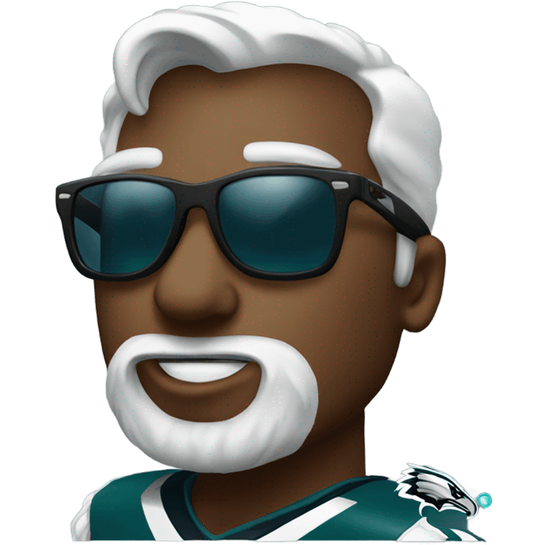 Philadelphia Eagle wearing sunglasses emoji