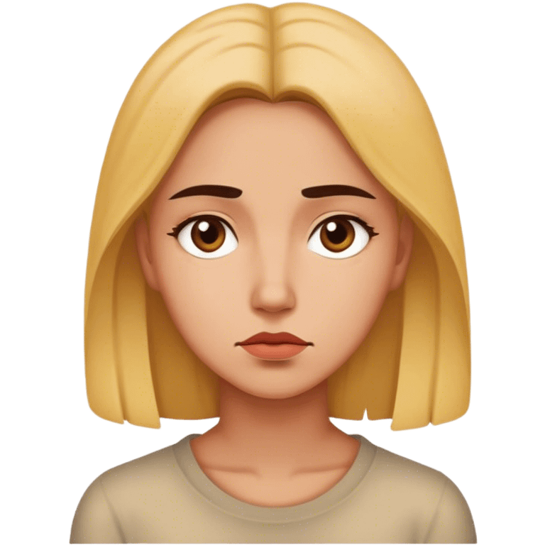 “A woman who is tired of living alone.” emoji