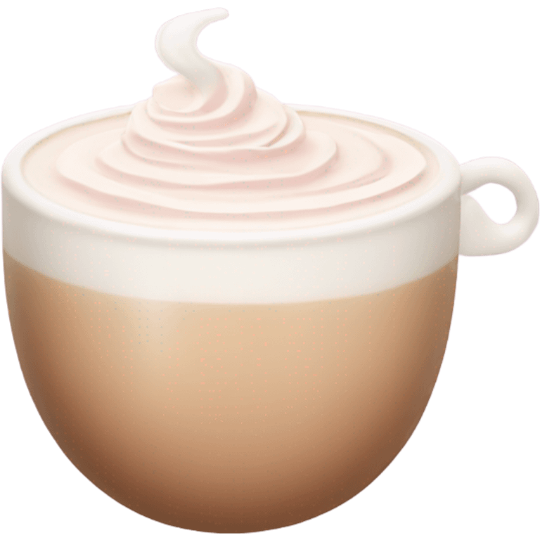 baby pink latte  emoji