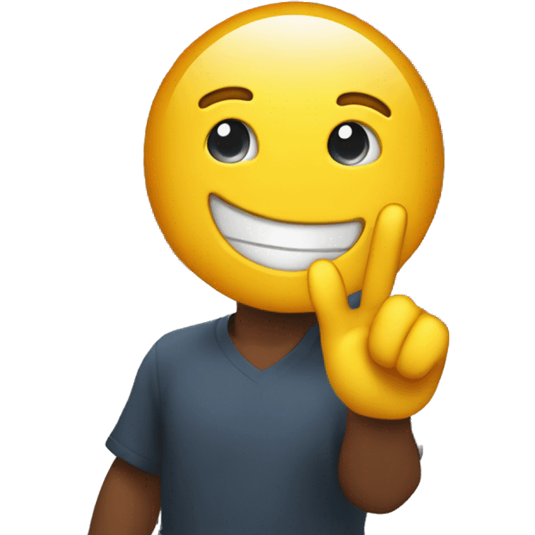 Emoji waving around the hong ko emoji