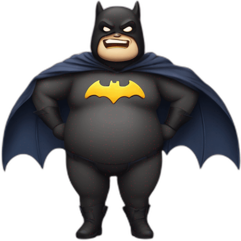 chubby bat man emoji