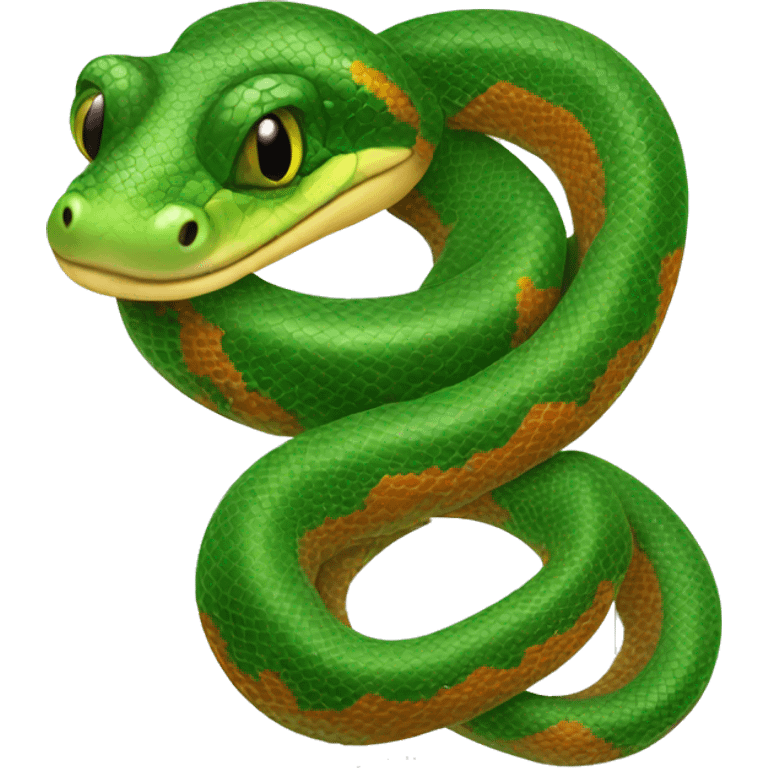 emerald tree boa emoji