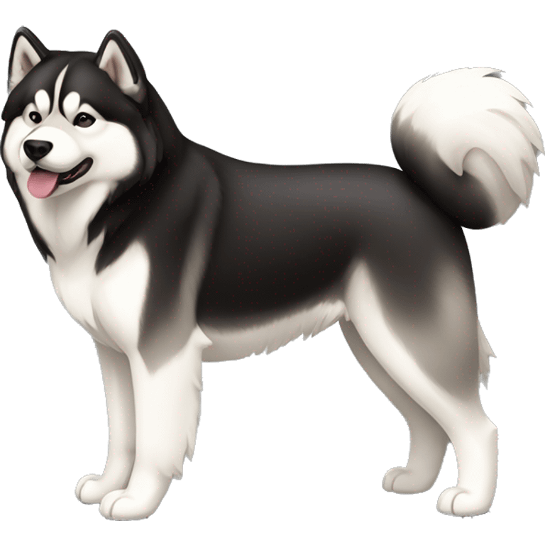 Alaskan Malamute full body emoji