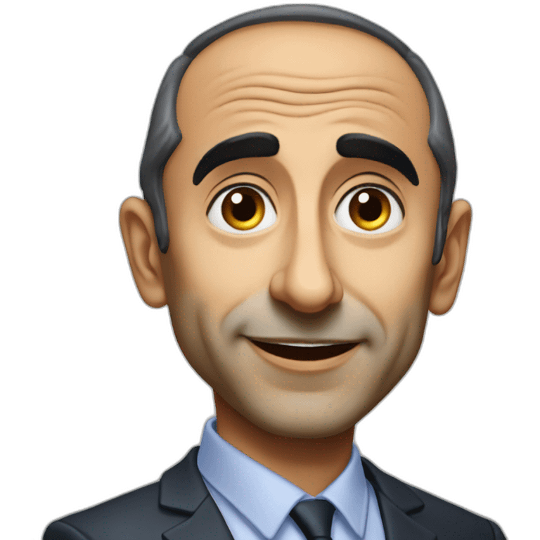 Eric Zemmour with a big smirk emoji