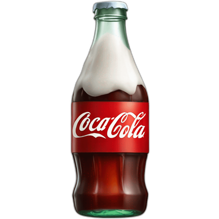 Coca cola glace bottle emoji