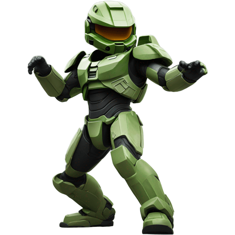 Master chief dancing  emoji