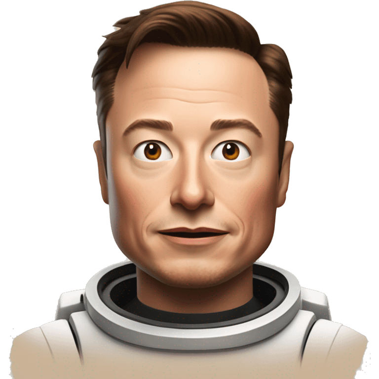 Elon Musk on mars emoji