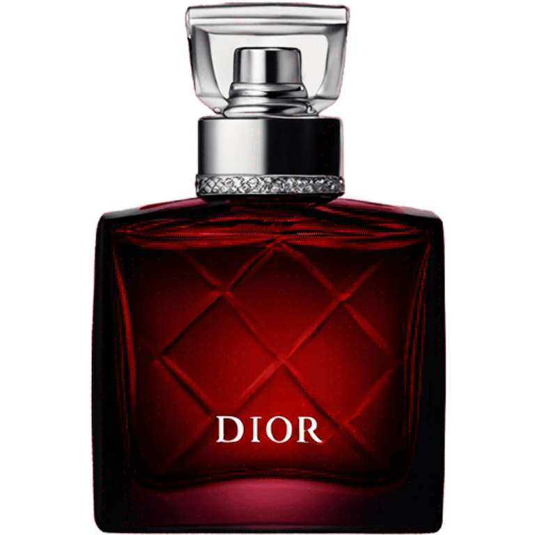 Dark red Dior parfum  emoji