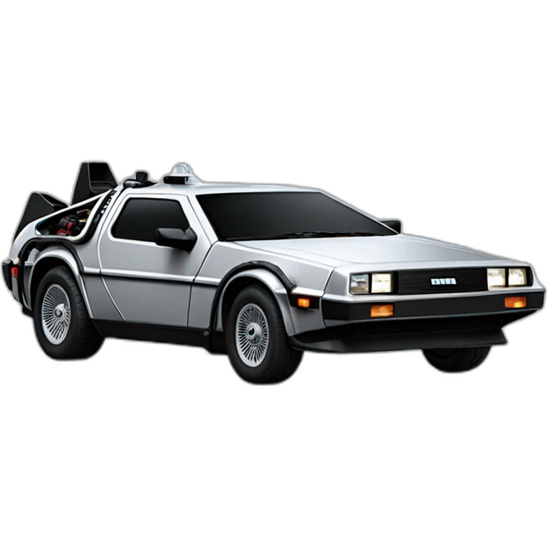 delorean from back to the future emoji