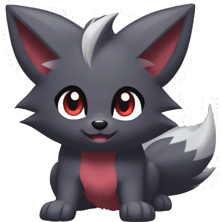 Kawaii Zorua-Zoroark-Mightyena emoji