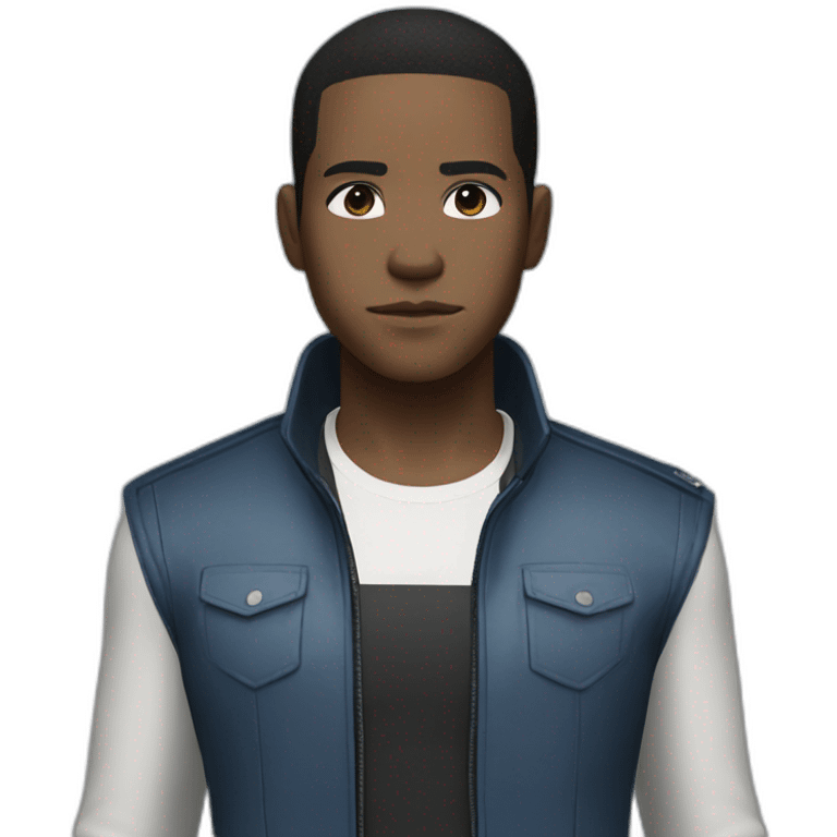 Android Connor from the video game detroit become human emoji