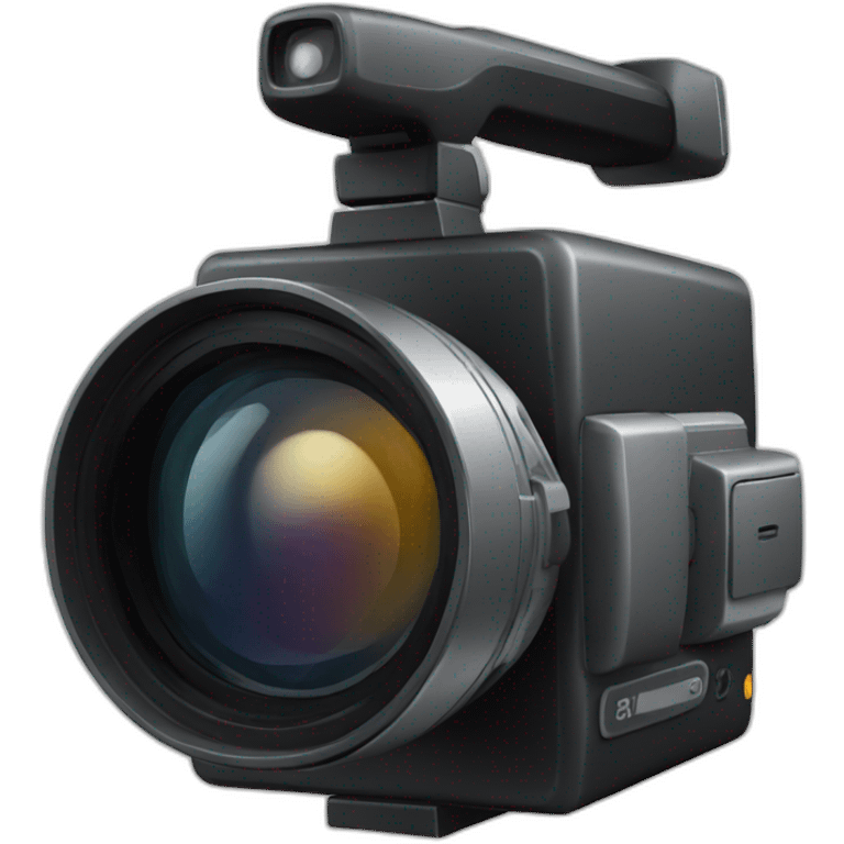 how the video camera looks from the back  emoji