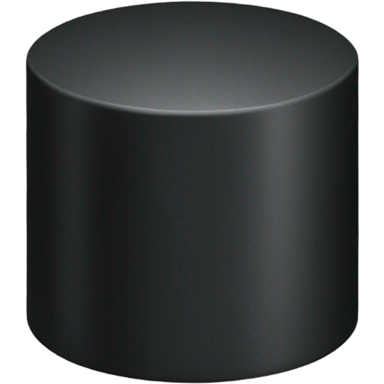 A black cylinder for covering text; not a face. emoji