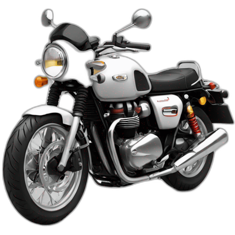 Motorrad triumph speed emoji