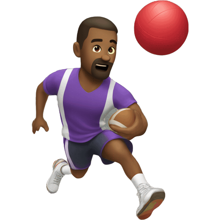 Throwing dodgeball emoji