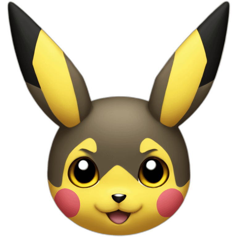 pikachu with pichu ears emoji