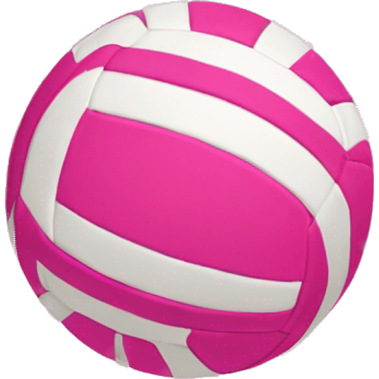 aesthetic pink volleyball emoji