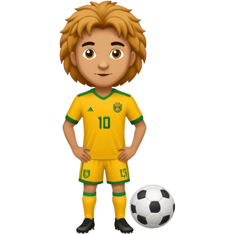 León jugador de fútbol  emoji