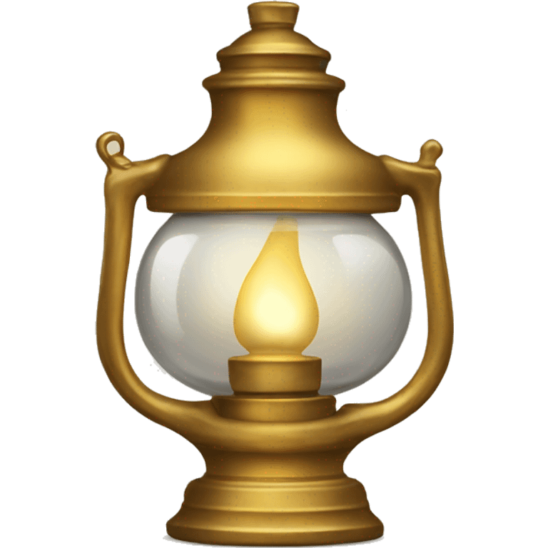 Gold oil lamp emoji