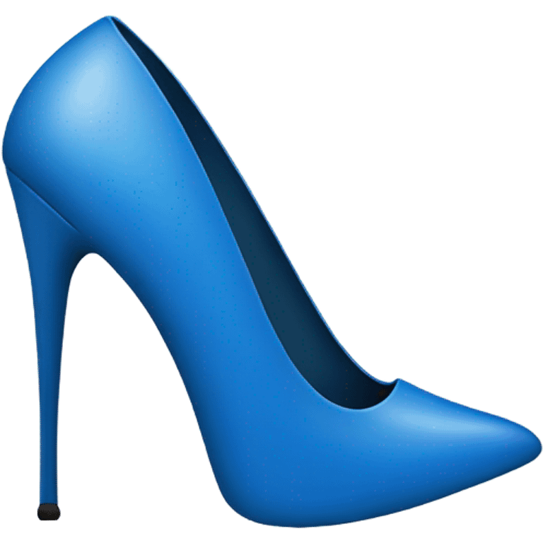 blue stiletto emoji