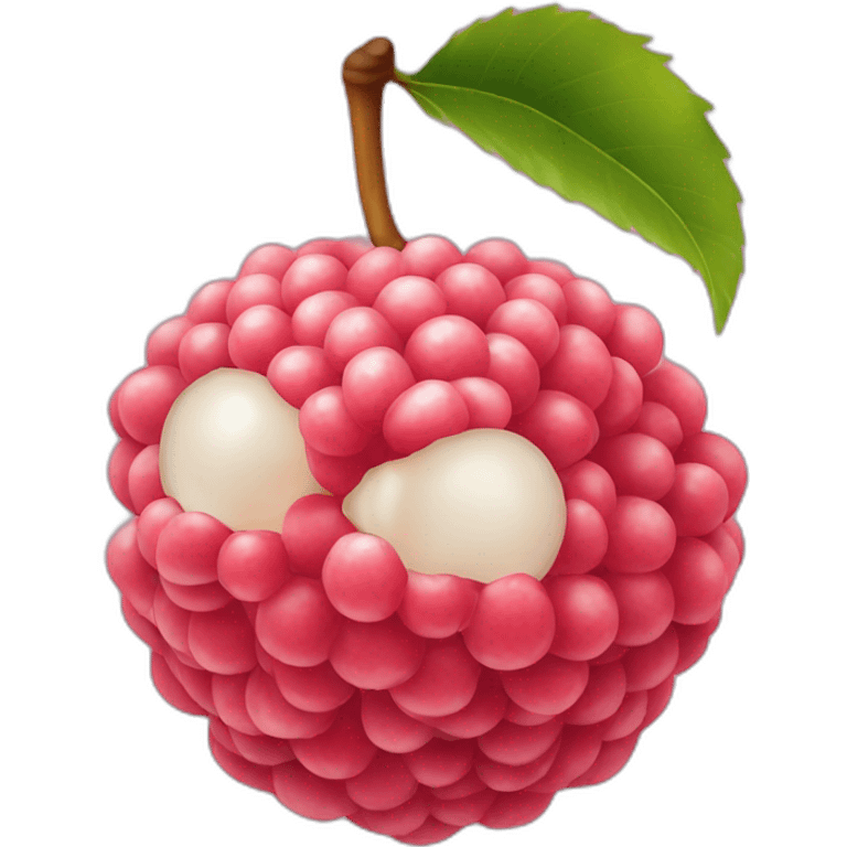 Lychee emoji