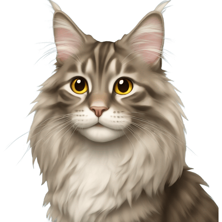 Maine Coon girl emoji