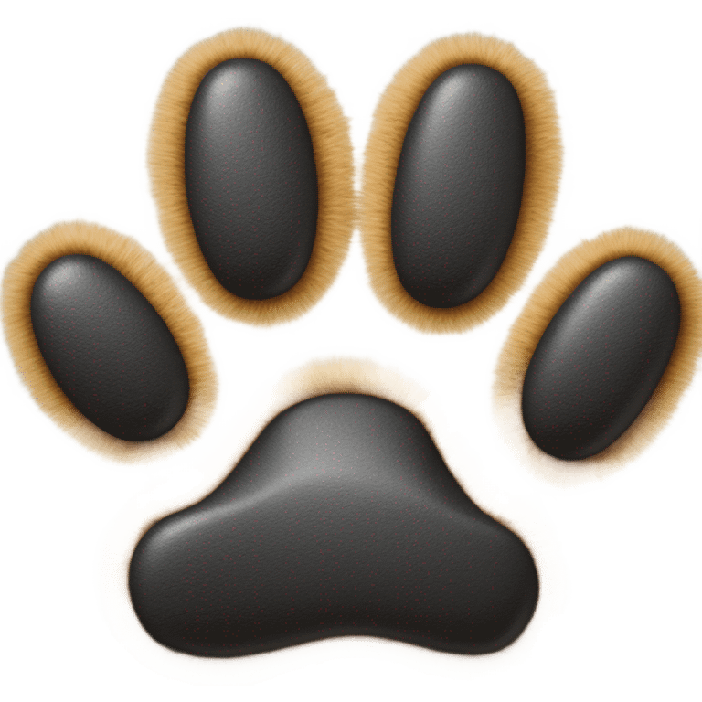 Dog paw camera emoji