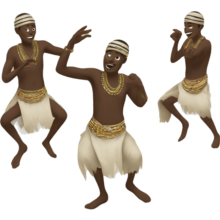 a kumpo dance in africa emoji