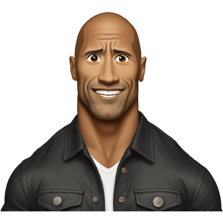 the rock meme emoji