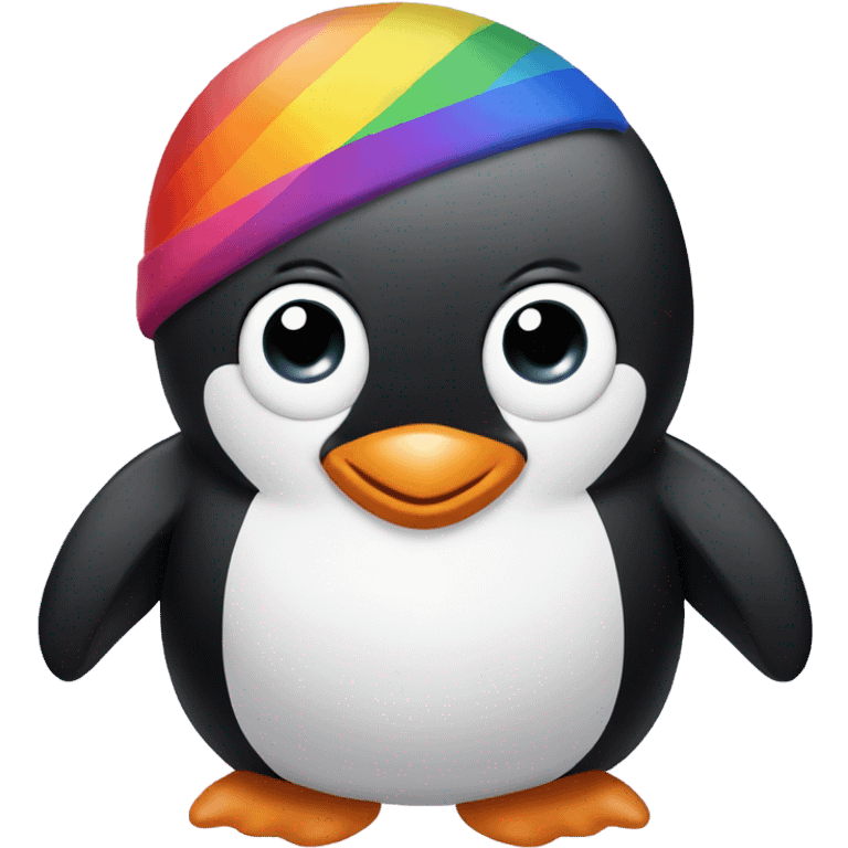 Gay penguin emoji