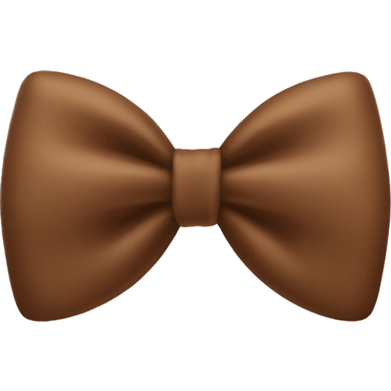 brown bow  emoji