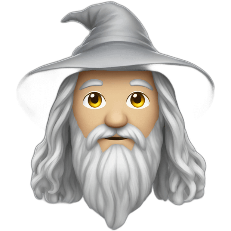 Gandalf rainbow emoji