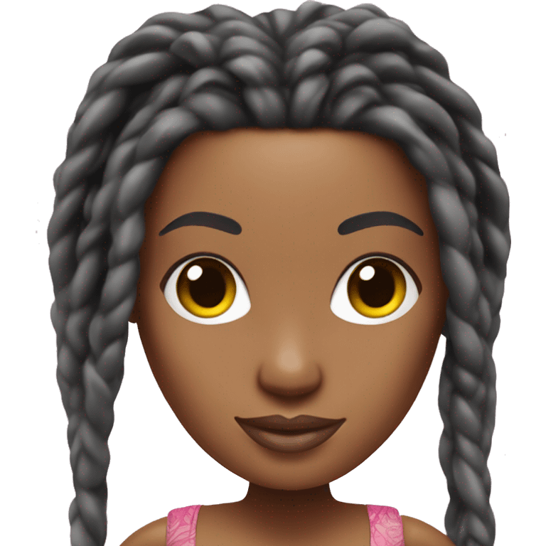 Barbie with dreads emoji