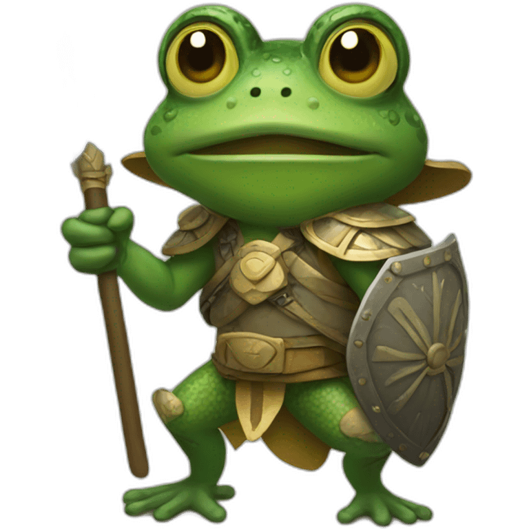 frog warrior emoji