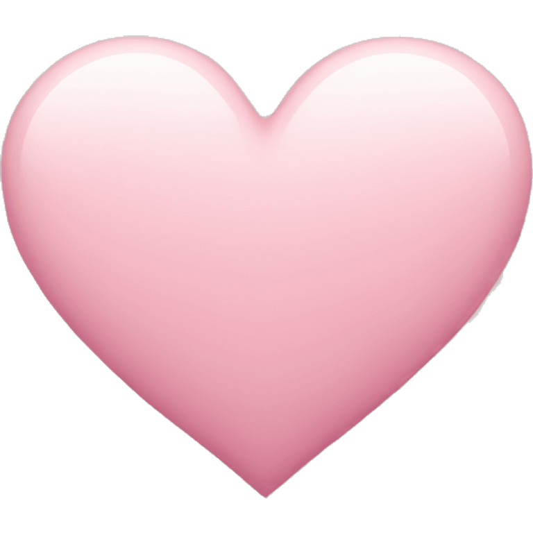 delicate pink heart emoji