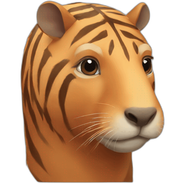 tiger Capybara emoji