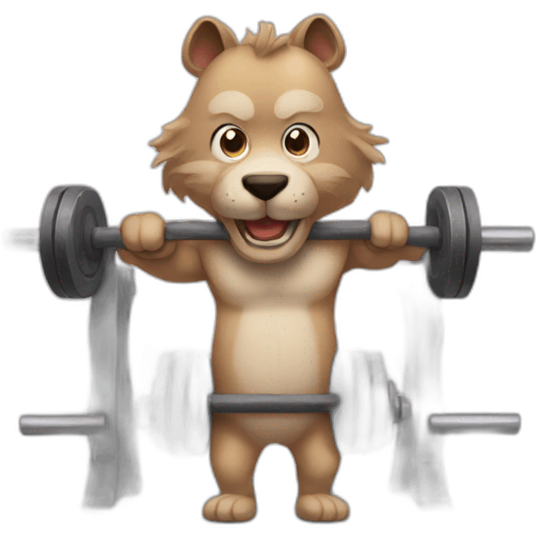 Animal gym emoji