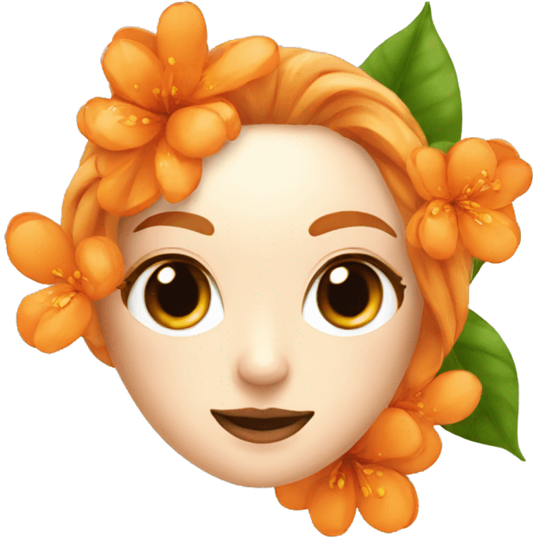 Flor de Tangerina emoji