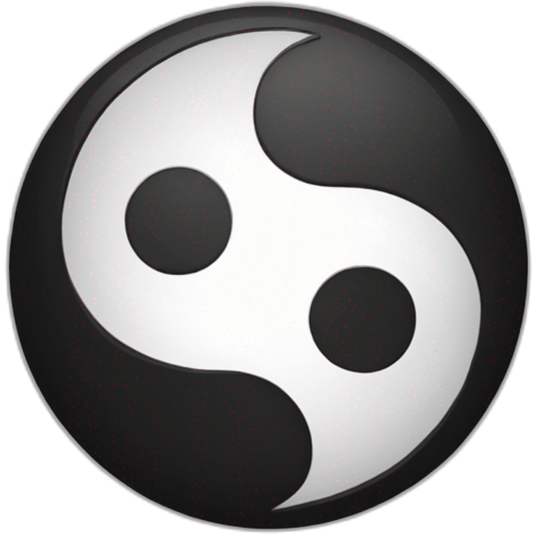 Yin yang emoji