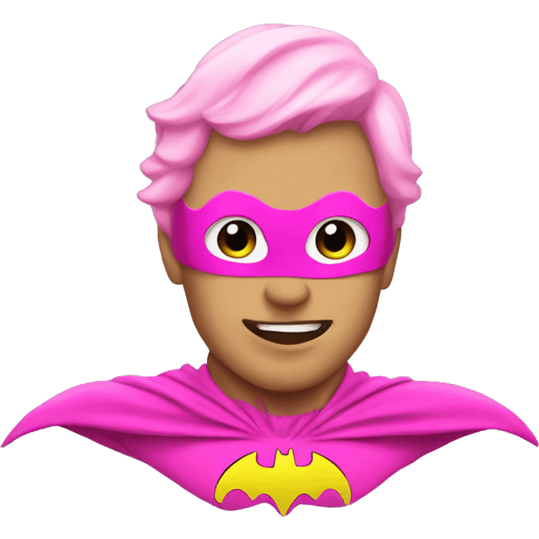 Pink Batman  emoji