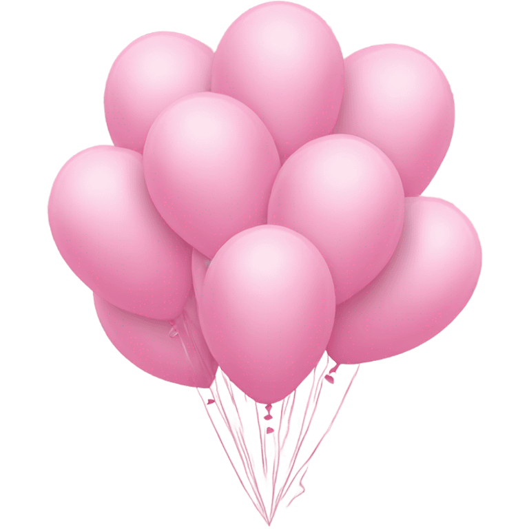 Light pink balloons  emoji