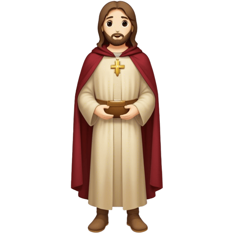 jesus christ in a cloak fullbody emoji