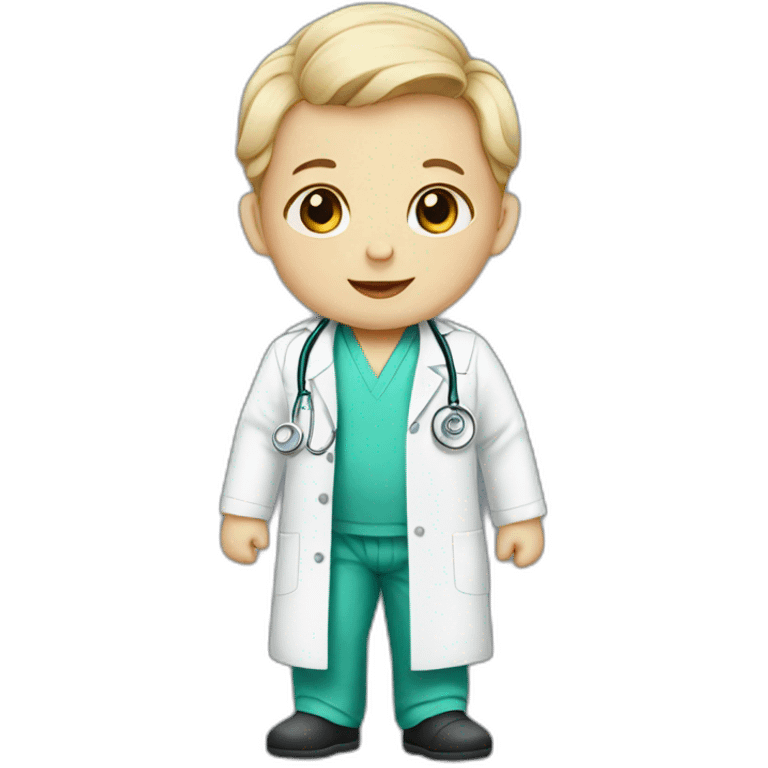 White Baby doctor emoji