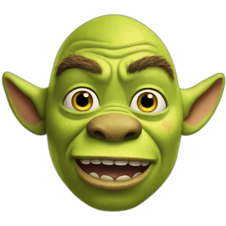 Shrek mange l'âne emoji