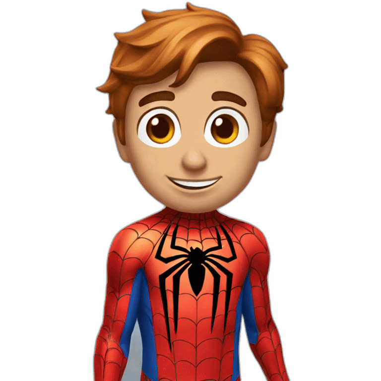 Spider-man pizza time emoji