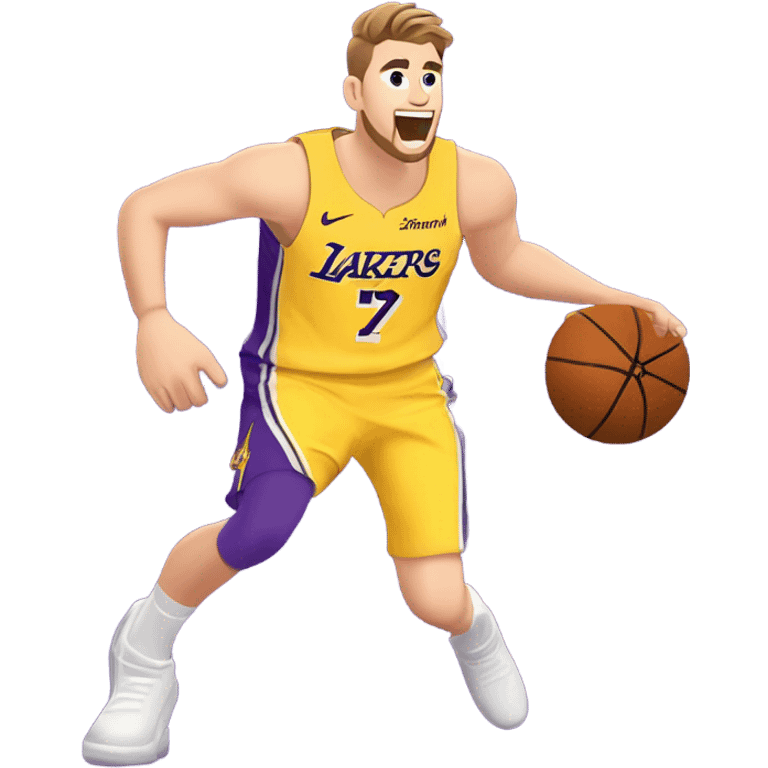 Luka Doncic on the Lakers  emoji