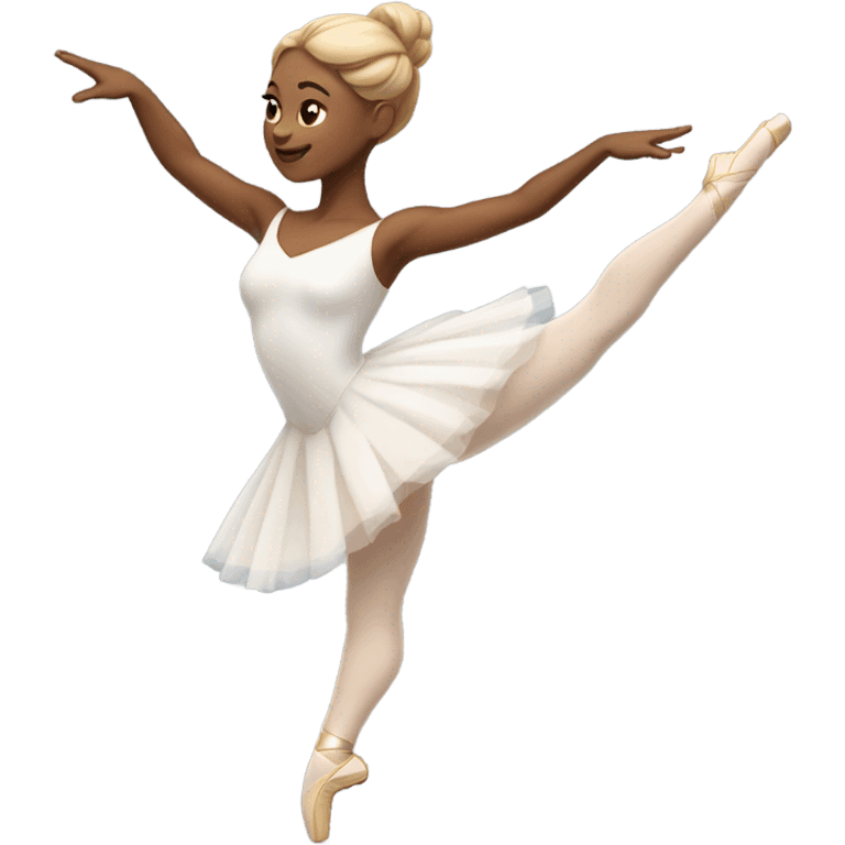 White woman Ballet dancer emoji