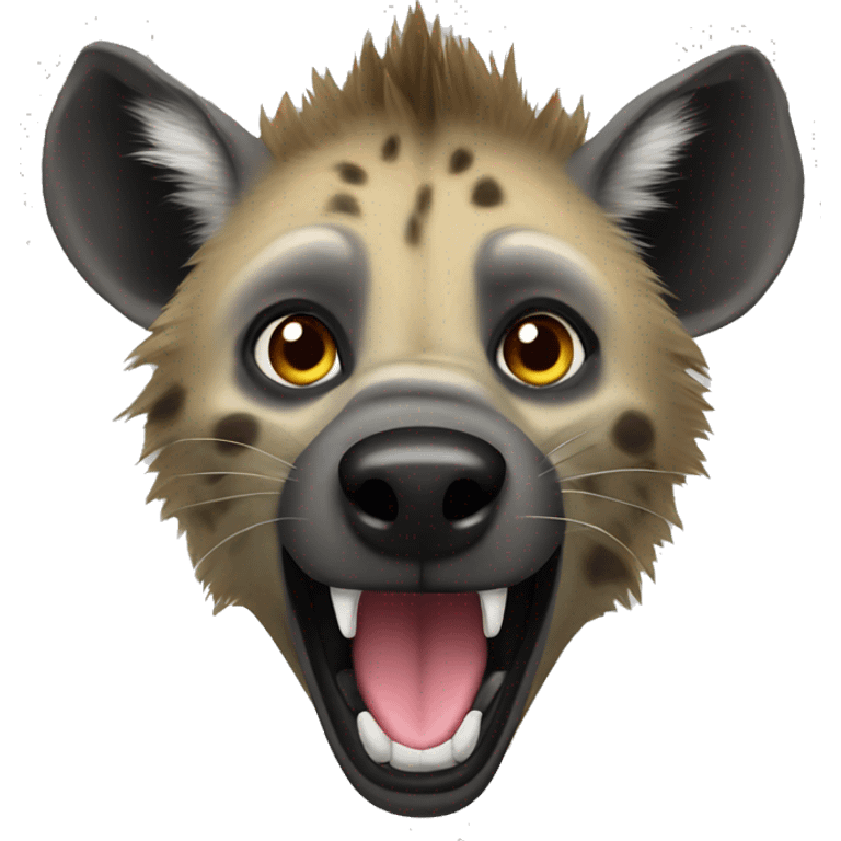 hyena head boom emoji