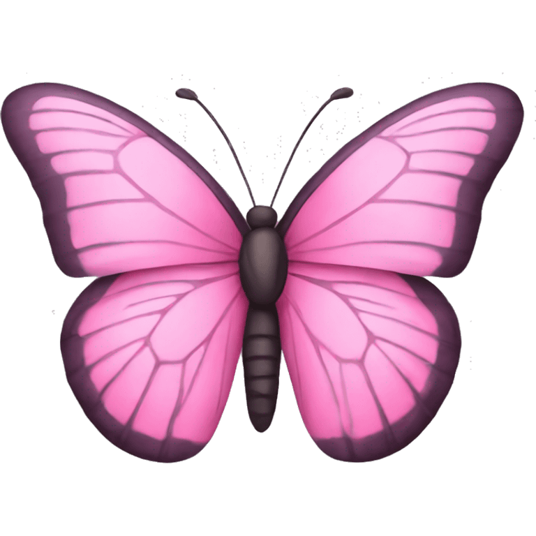 pink butterfly emoji